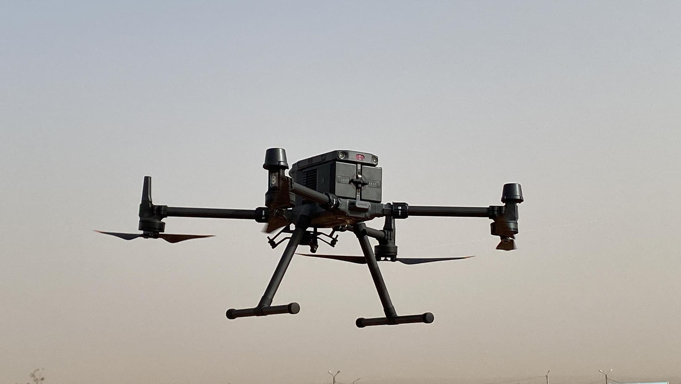 Drone DJI Matrice de LDS en vol